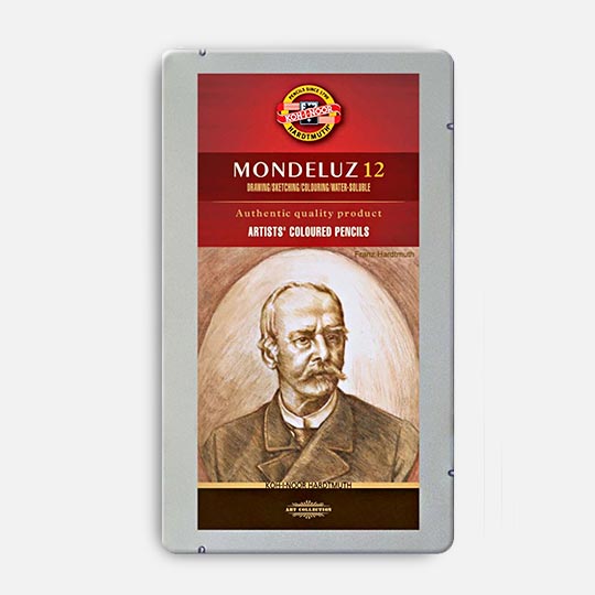 KOH-I-NOOR Mondeluz Watercolor Pencil Brown Tones Set x 12