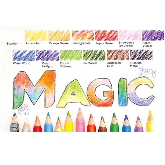 KOH-I-NOOR Magic Multi-Color Pencil Set x 13