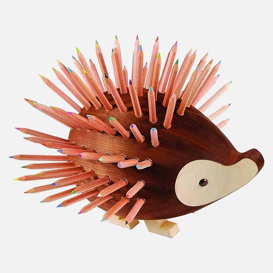 KOH-I-NOOR 96-Pencil Wooden Hedgehog Brown