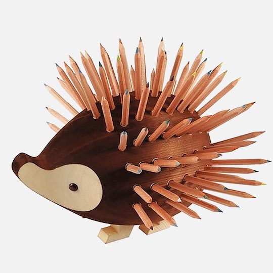 KOH-I-NOOR 96-Pencil Wooden Hedgehog Brown