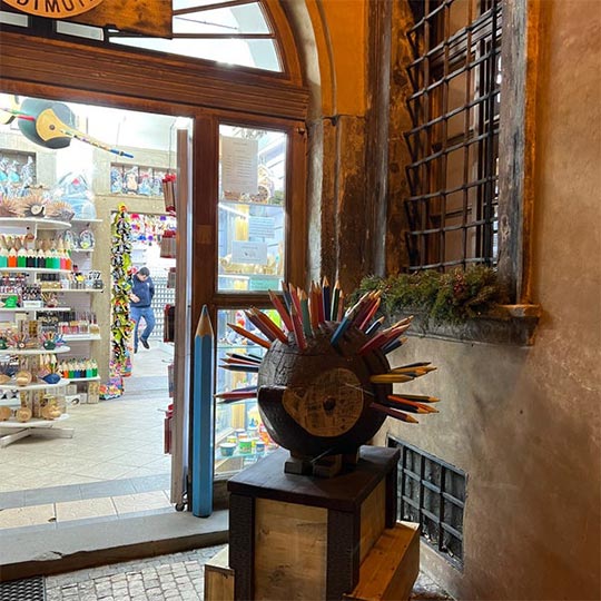 KOH-I-NOOR 96-Pencil Wooden Hedgehog Marbled Brown