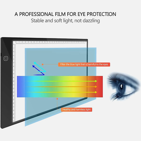 OVJ Studio USB-Powered LED Light Pad A4 (Adaptor Included)