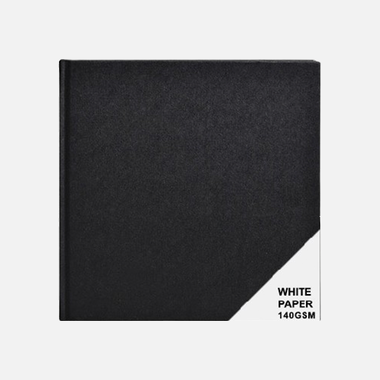 CLAIREFONTAINE Goldline White Paper Square Sketchbook 140gsm 10cm x 10cm x 64