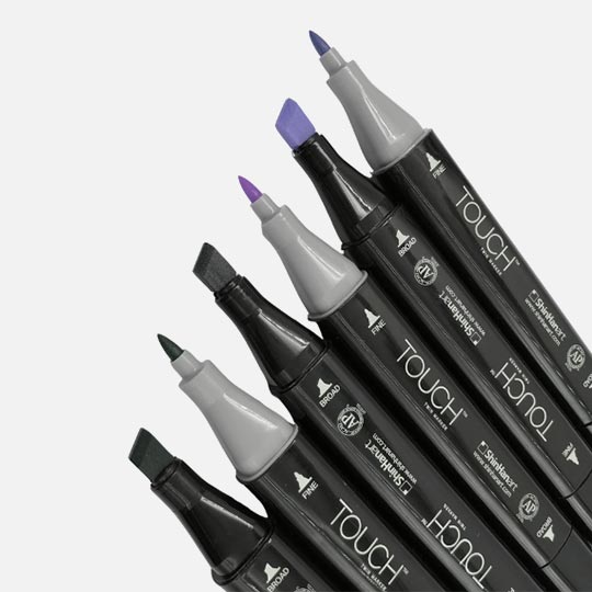 SHINHAN Touch Twin Marker Skin Tones B Set x 6