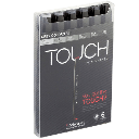SHINHAN Touch Twin Marker Cool Grey Set x 6