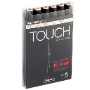 SHINHAN Touch Twin Marker Skin Tones A Set x 6