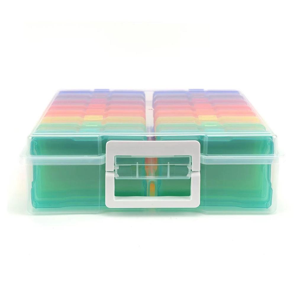 OVJ 16-Case 8-Color Plastic Storage Container Box (Best Use With Pencils & Pastels; Pre-Order)