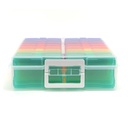 OVJ 16-Case 8-Color Plastic Storage Container Box (Best Use With Pencils & Pastels; Pre-Order)