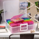 OVJ 16-Case 8-Color Plastic Storage Container Box (Best Use With Pencils & Pastels; Pre-Order)