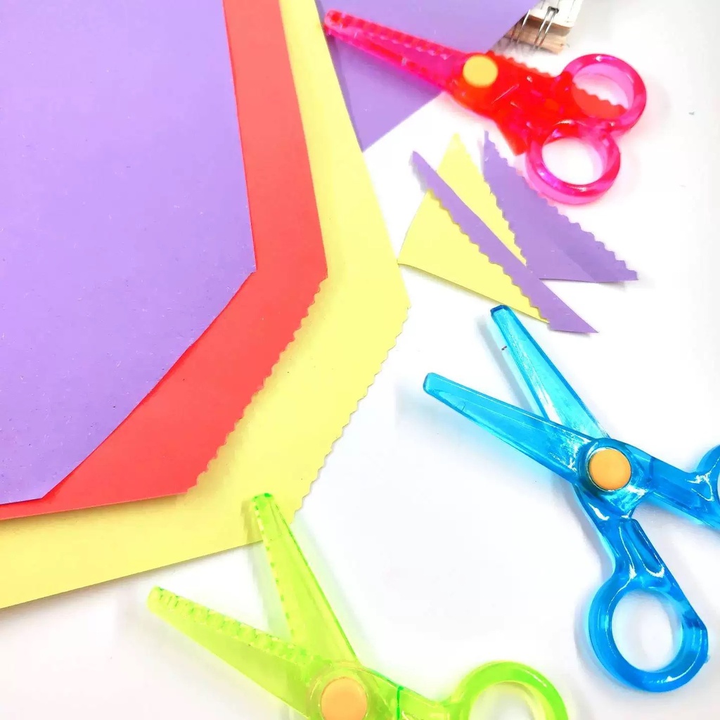 OVJ Plastic Scissors x 3