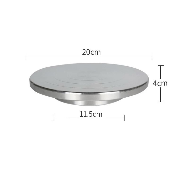 OVJ Stainless Steel Pottery Turntable 20cm