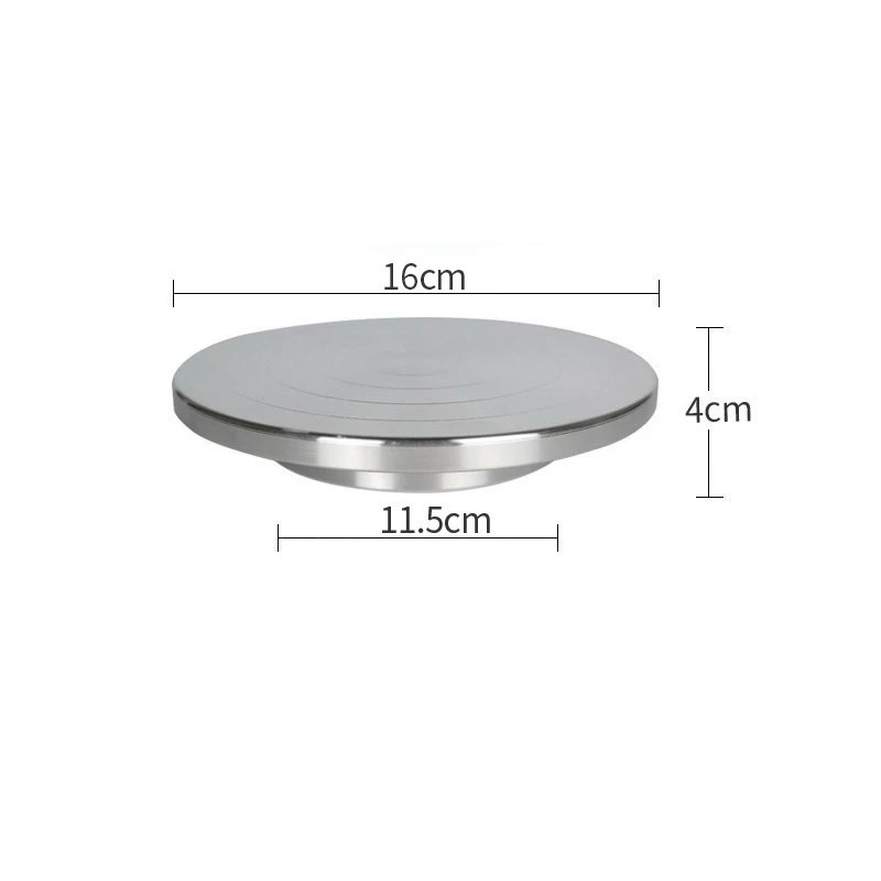 OVJ Stainless Steel Pottery Turntable 15cm