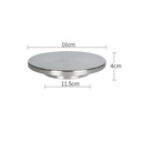 OVJ Stainless Steel Pottery Turntable 15cm