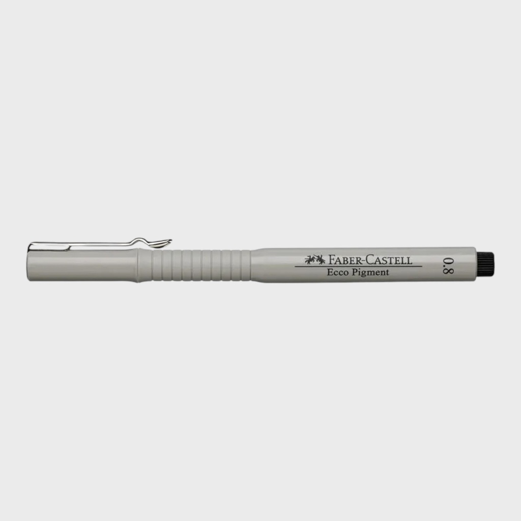 FABER-CASTELL Ecco Pigment Drawing Pen 0.8mm Black