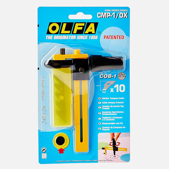 OLFA CMP-1/DX Ratchet Compass Circle Cutter