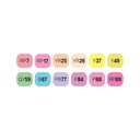 SHINHAN Touch Twin Marker Pastel Color Set x 12