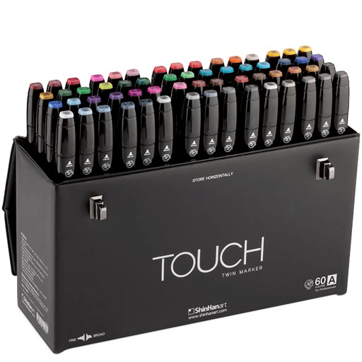 SHINHAN Touch Twin Marker Set A x 60