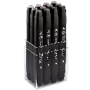 SHINHAN Touch Twin Marker Warm Grey Set x 12