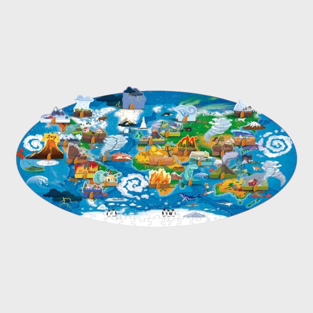 SASSI 200-Piece Oval Puzzle - The Forces of Nature