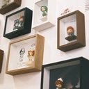 OVJ Wooden Shadow Box Picture Frame A4 Black