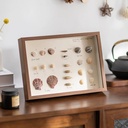 OVJ Wooden Shadow Box Picture Frame 23cm x 23cm Natural
