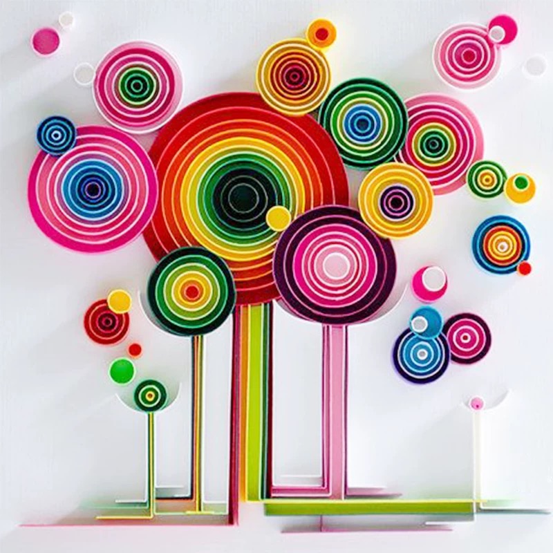 OVJ 36-Color Quilling Paper 3mm x 180