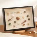 OVJ Wooden Shadow Box Picture Frame A4 Black