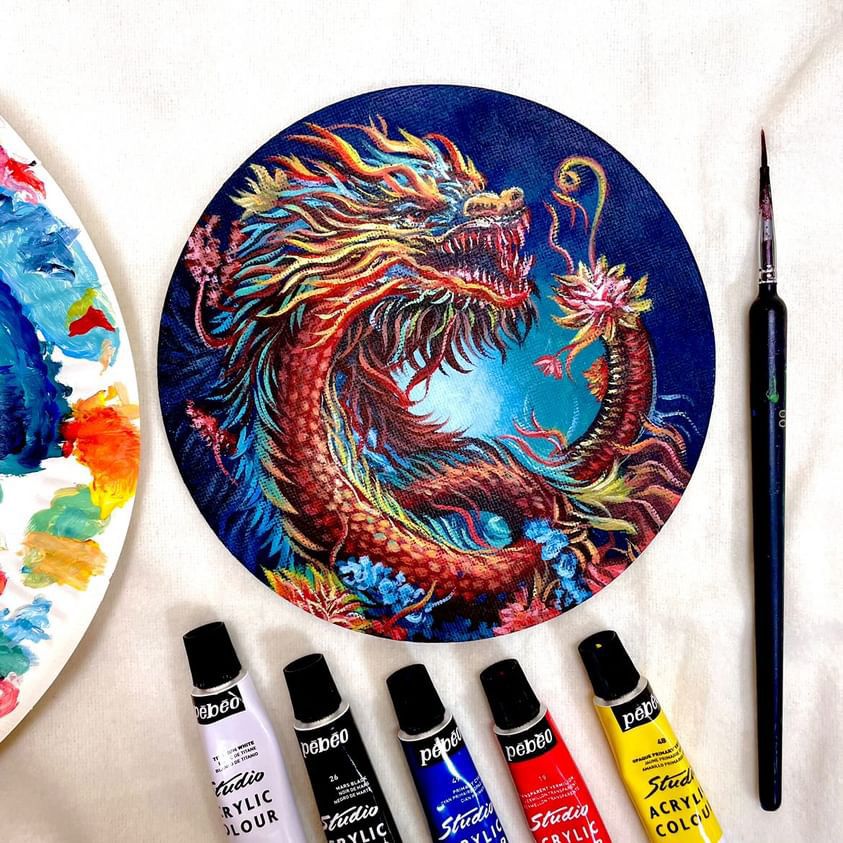 PEBEO Studio Acrylic Paint 12ml Set x 12