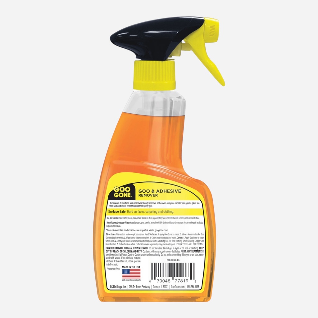 GOO GONE Adhesive Remover Spray Gel 355ml
