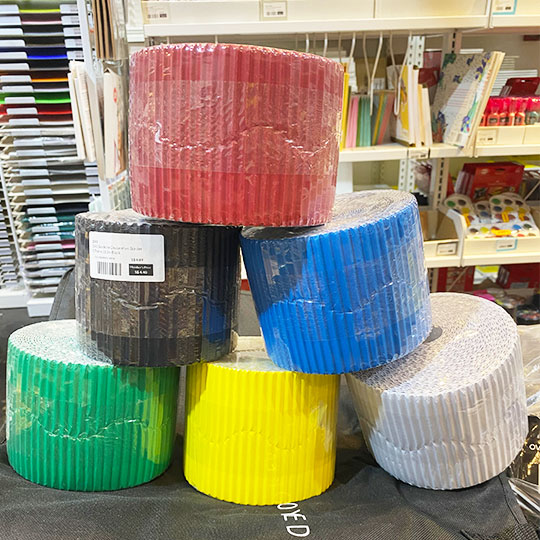 OVJ Bordette Decorative Border 5.7cm x 15.2m Red