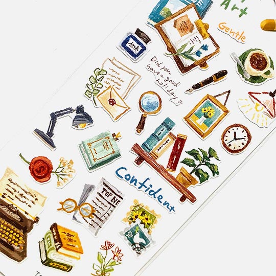 MIND WAVE Crayon Art Sticker Stationery