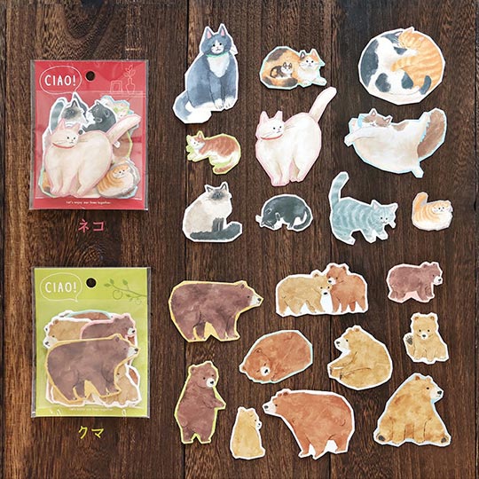 MIND WAVE Sticker Cat Ciao