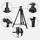 OVJ Aluminium Field Easel With Stabilizer 60” Black