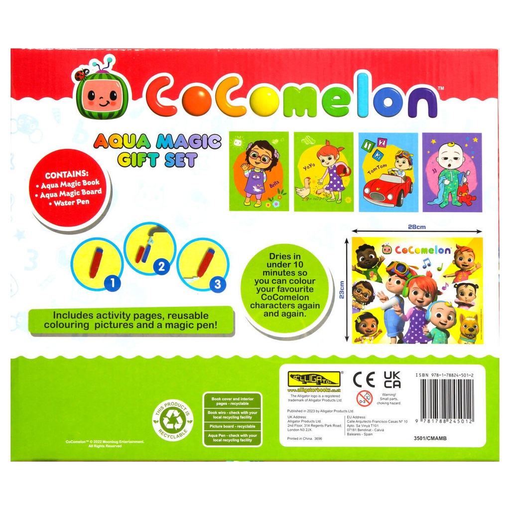 ALLIGATOR Cocomelon Aqua Magic Gift Set