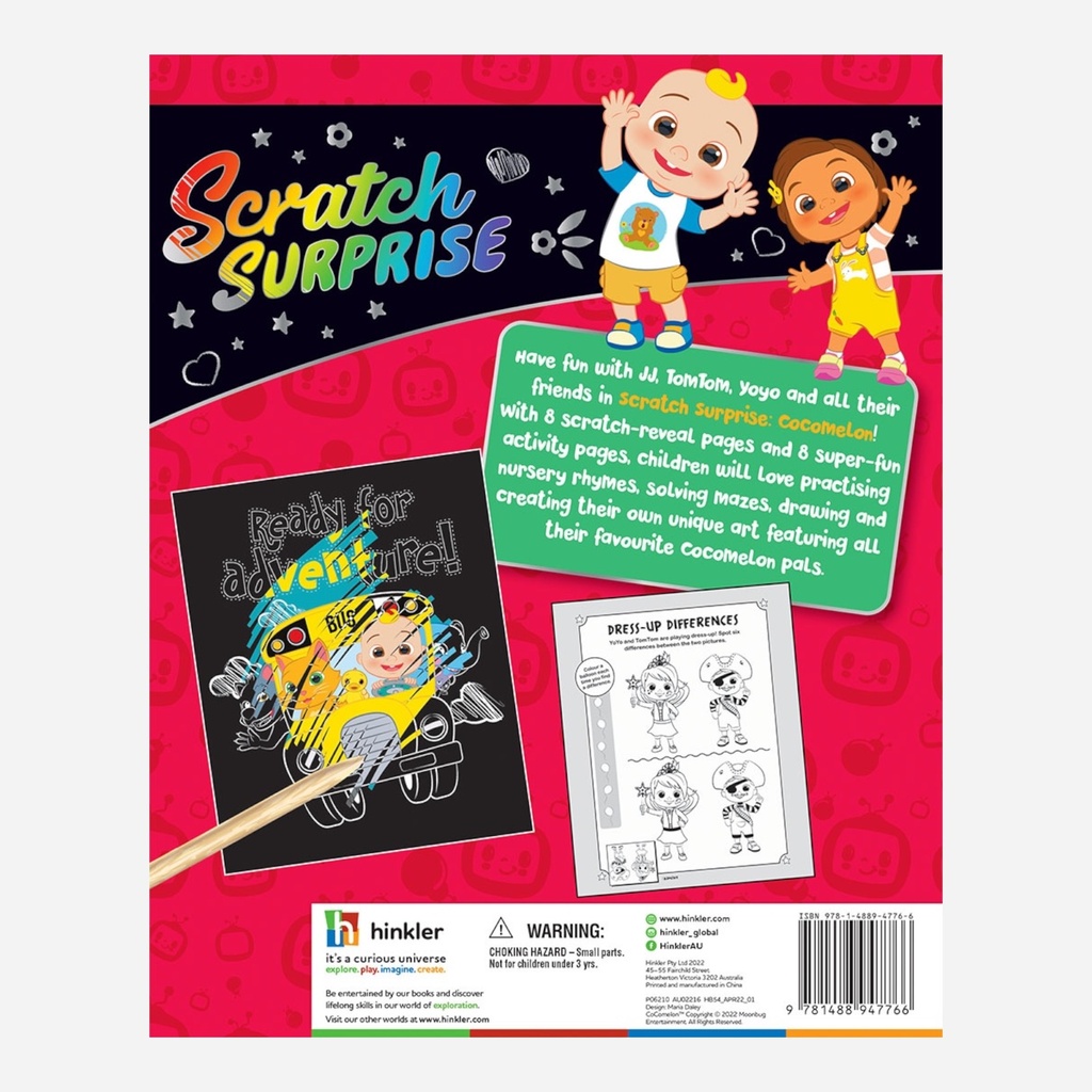 HINKLER Scratch Surprise - Cocomelon