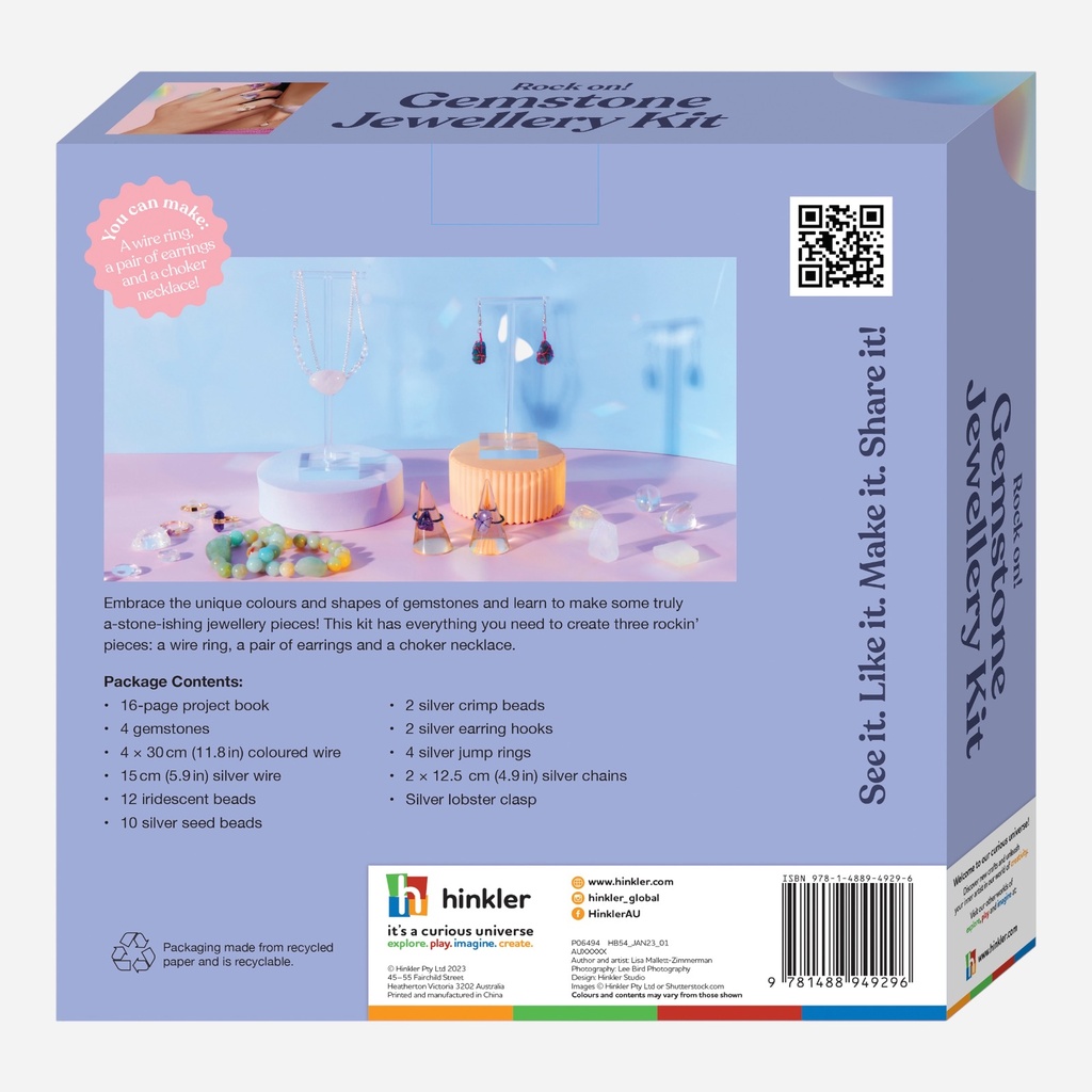 HINKLER OMC! Gemstone Jewellery Kit