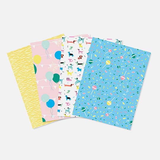 DECOPATCH Mix & Patch Children's Birthday x 4 Set