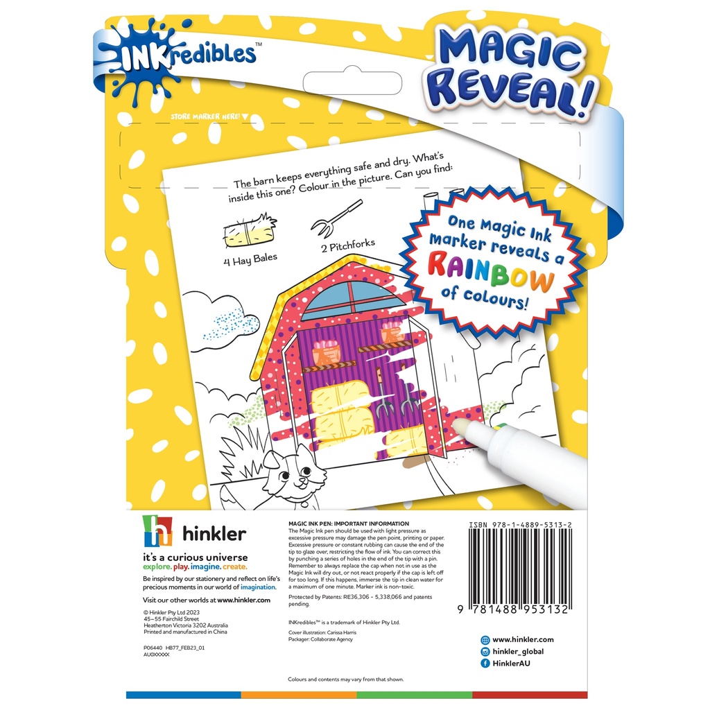 HINKLER Inkredibles Magic Reveal - Farmyward Fun