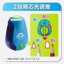 SONIC Ratchetta Handy 1-Hole Pencil Sharpener Pink