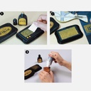 TSUKINEKO Stazon Metallic Ink Pad & Refill Gold Set