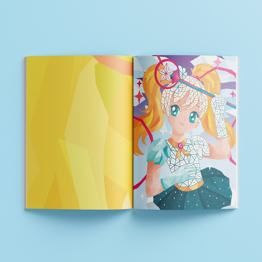 HINKLER Kaleidoscope Sticker Mosaics - Manga