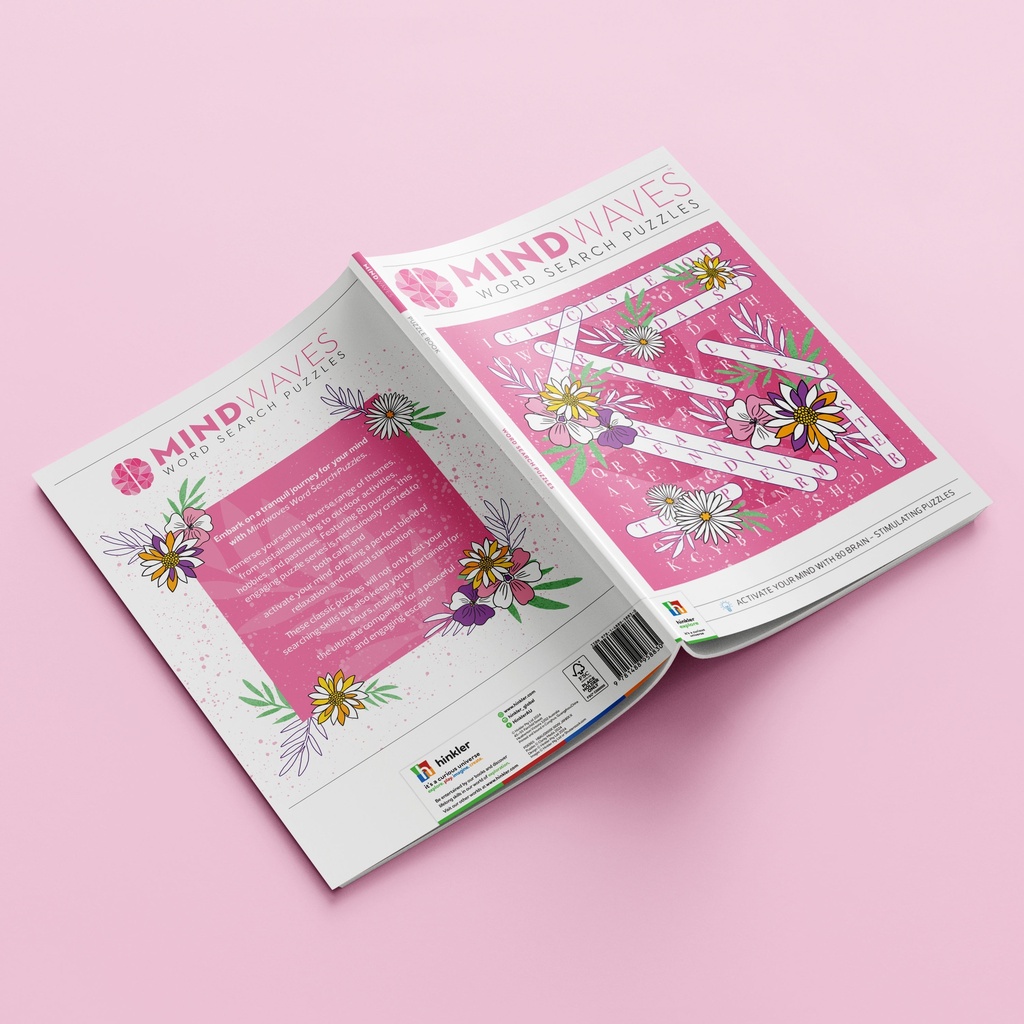 HINKLER Mindwaves Puzzle Book Word Search