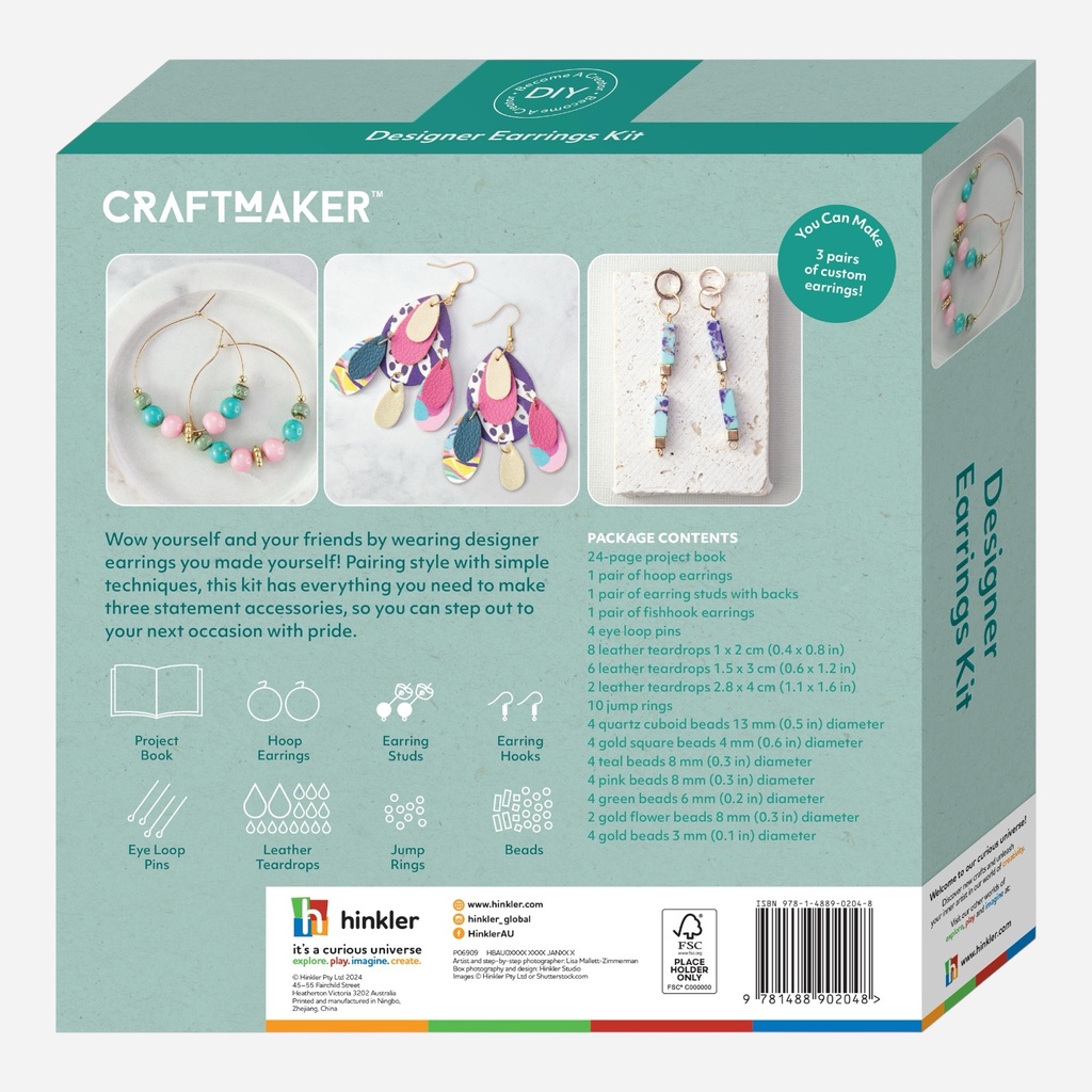 HINKLER Craft Maker Designer Earring Kit
