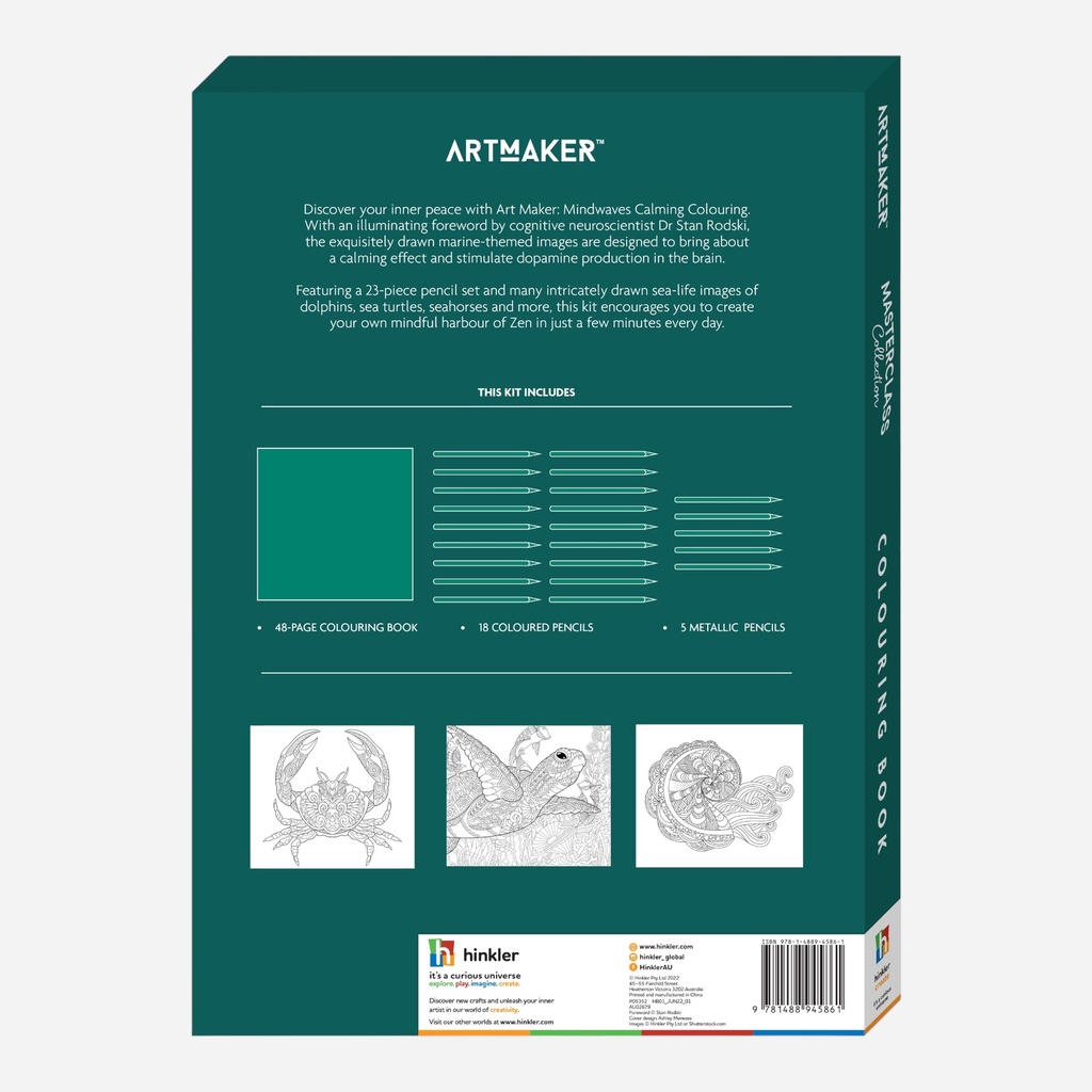 HINKLER Art Maker Masterclass Collection - Mindwaves Coloring
