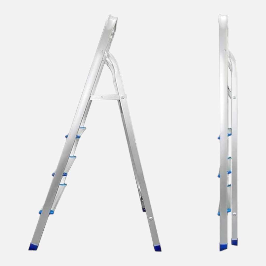 OVJ 7-Step Aluminium Ladder With Railing
