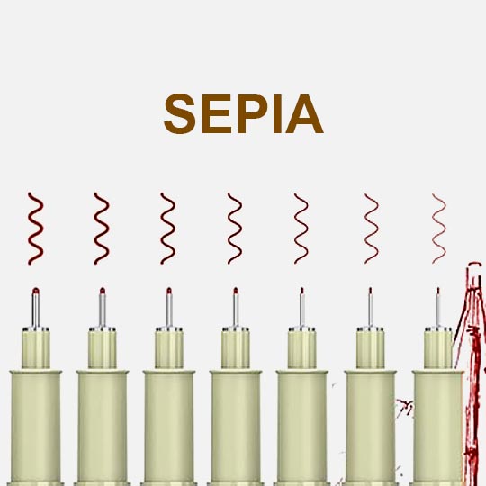 SAKURA Pigma Micron Pen 03 Sepia