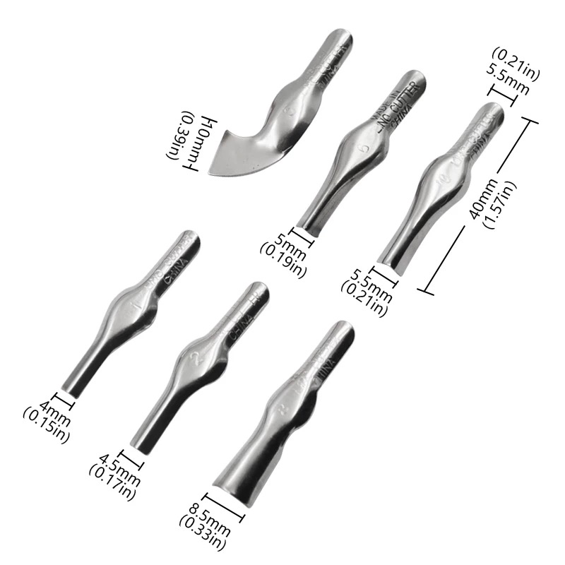 OVJ Lino Cutter Set x 6