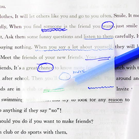 OVJ Transparent Sticky Notes 4” x 4” x 100