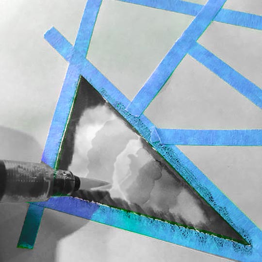 OVJ Painter Blue Washi Tape 24mm x 50m