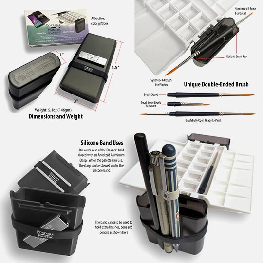 PORTABLE PAINTER Watercolor Palette